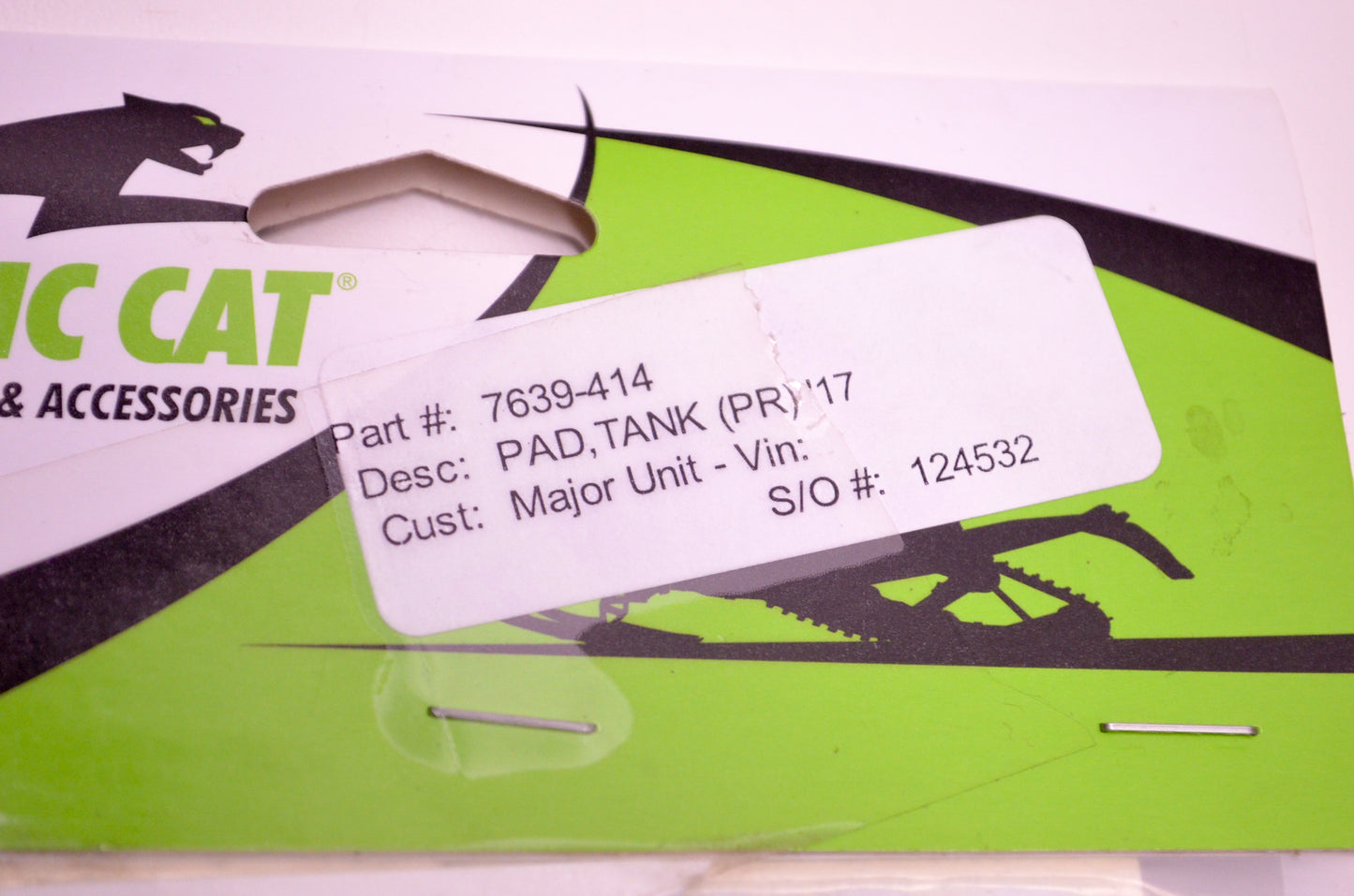 OEM Arctic Cat 7639-414 Pad Tank NOS