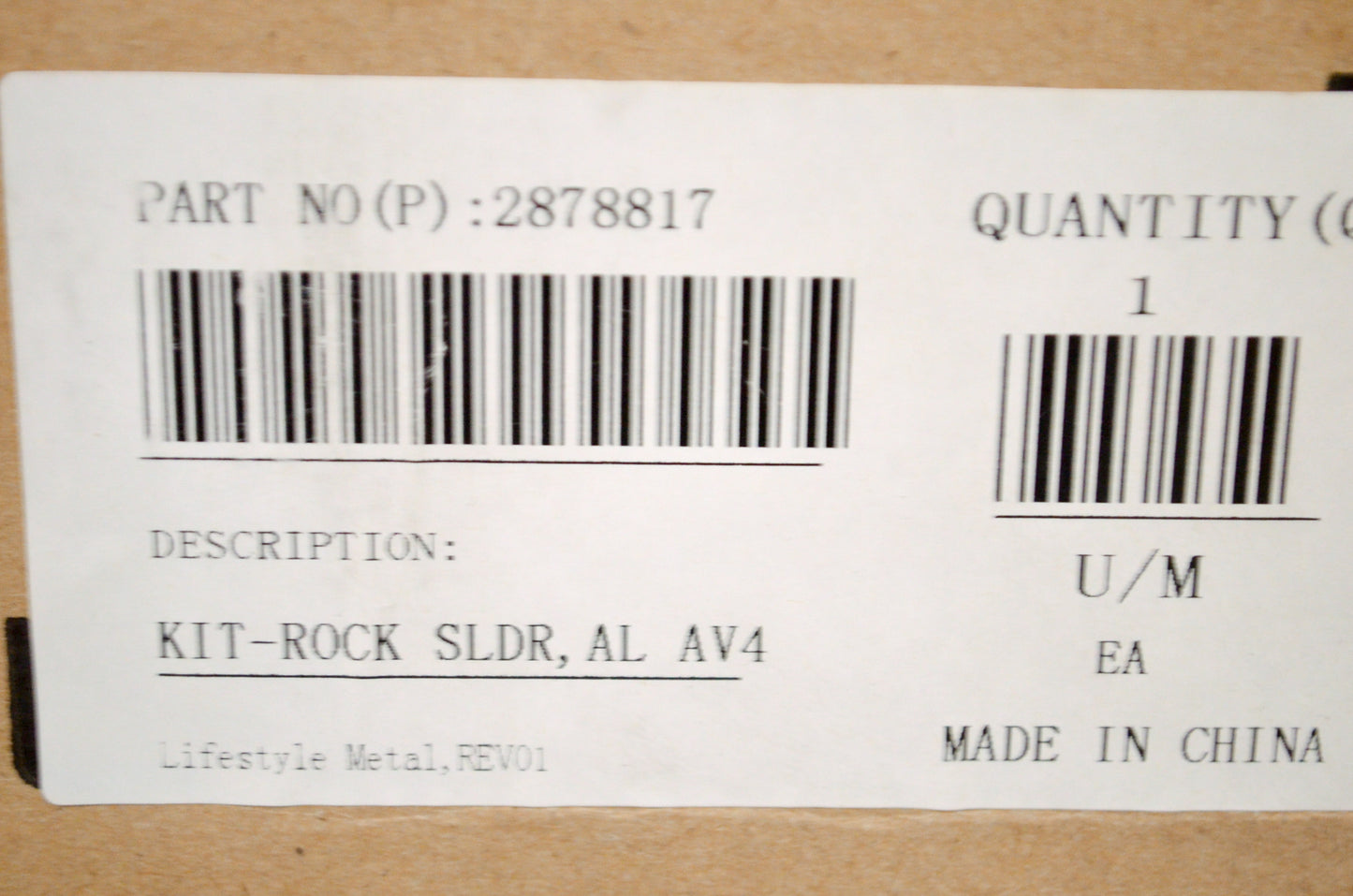 OEM Polaris 2878817 Rock Slider Kit NOS