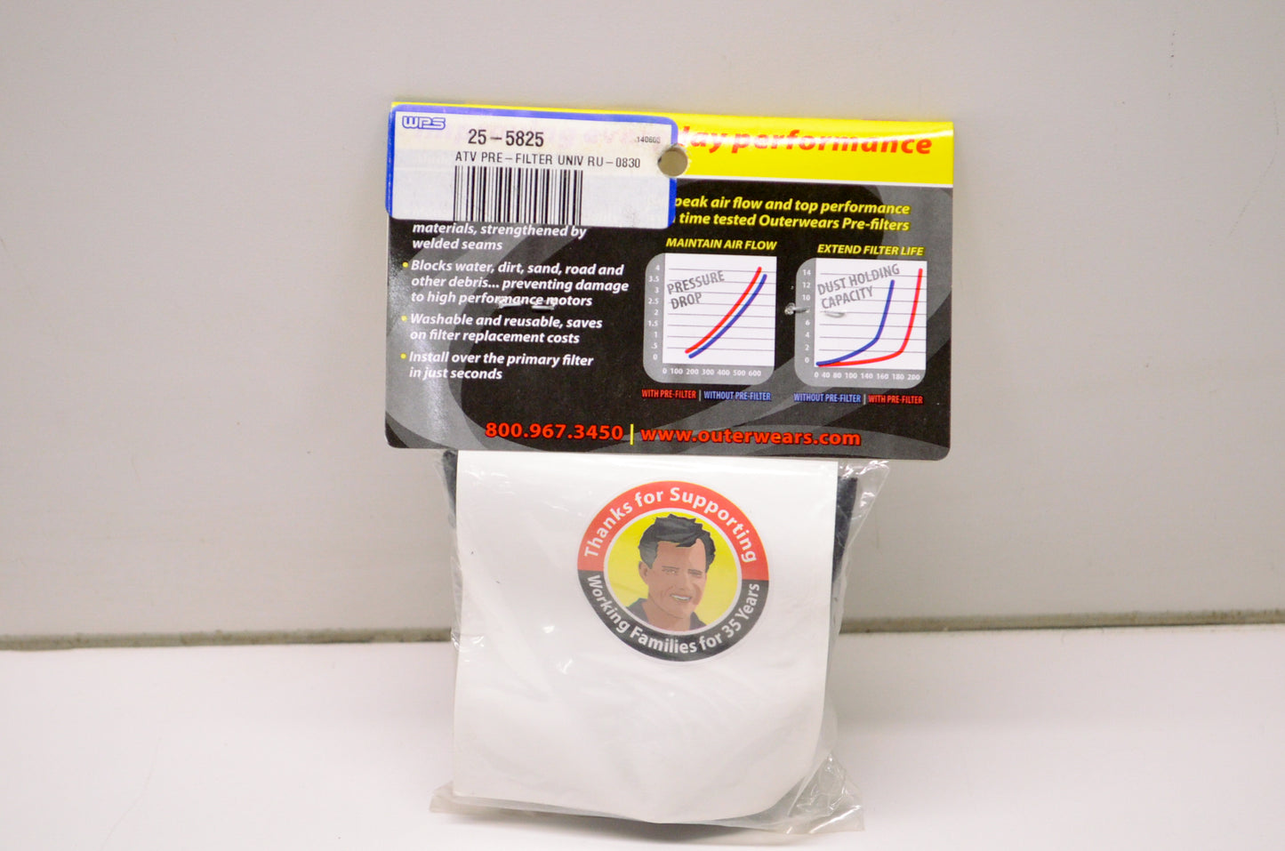 Outerwears 20-1001-01 Pre-Filter NOS
