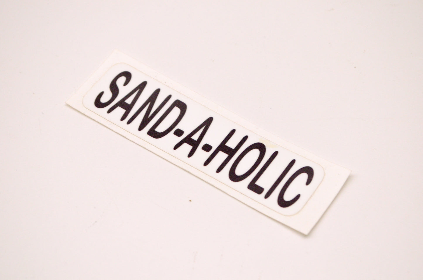 Aftermarket SAND-A-HOLIC Decal Black NOS