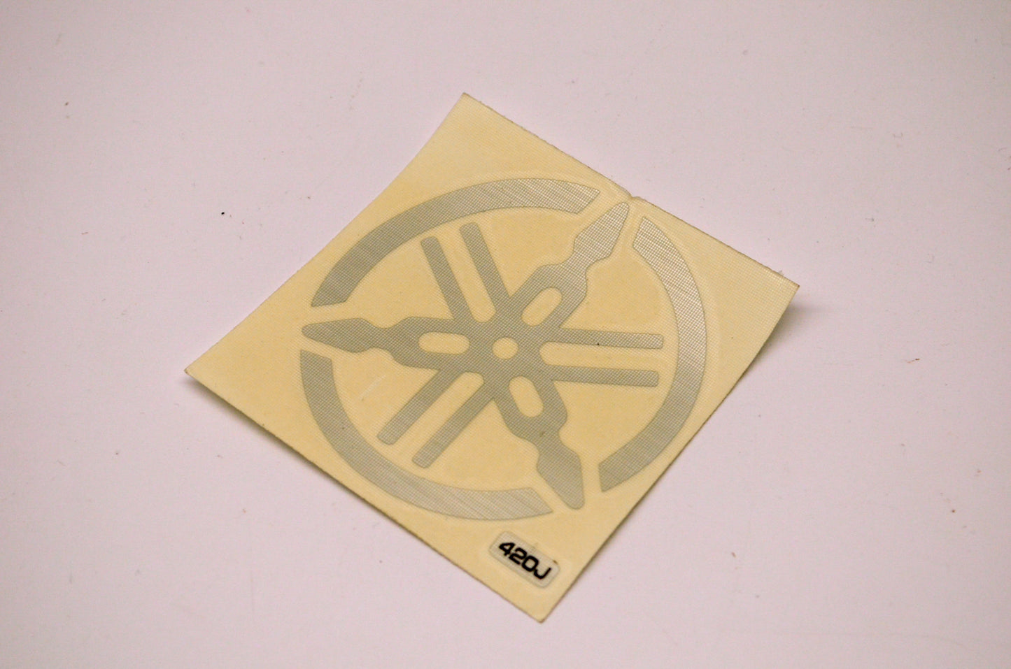Yamaha Tuning Fork Decal Grey NOS
