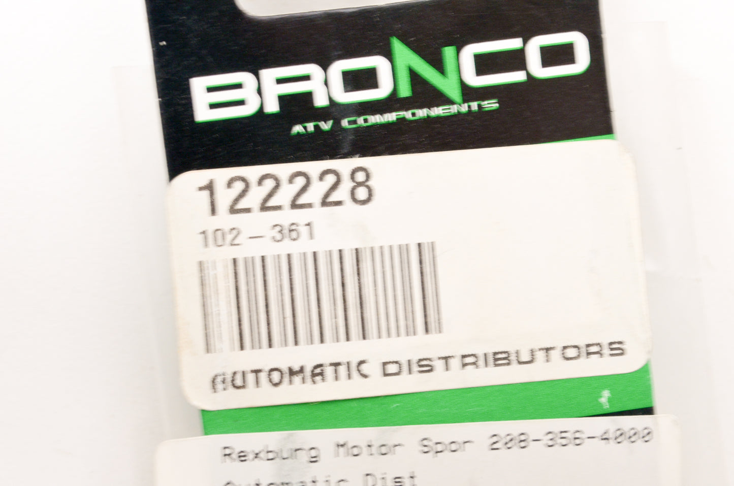 BRONCO 122228, 102-361 Reverse Cable NOS