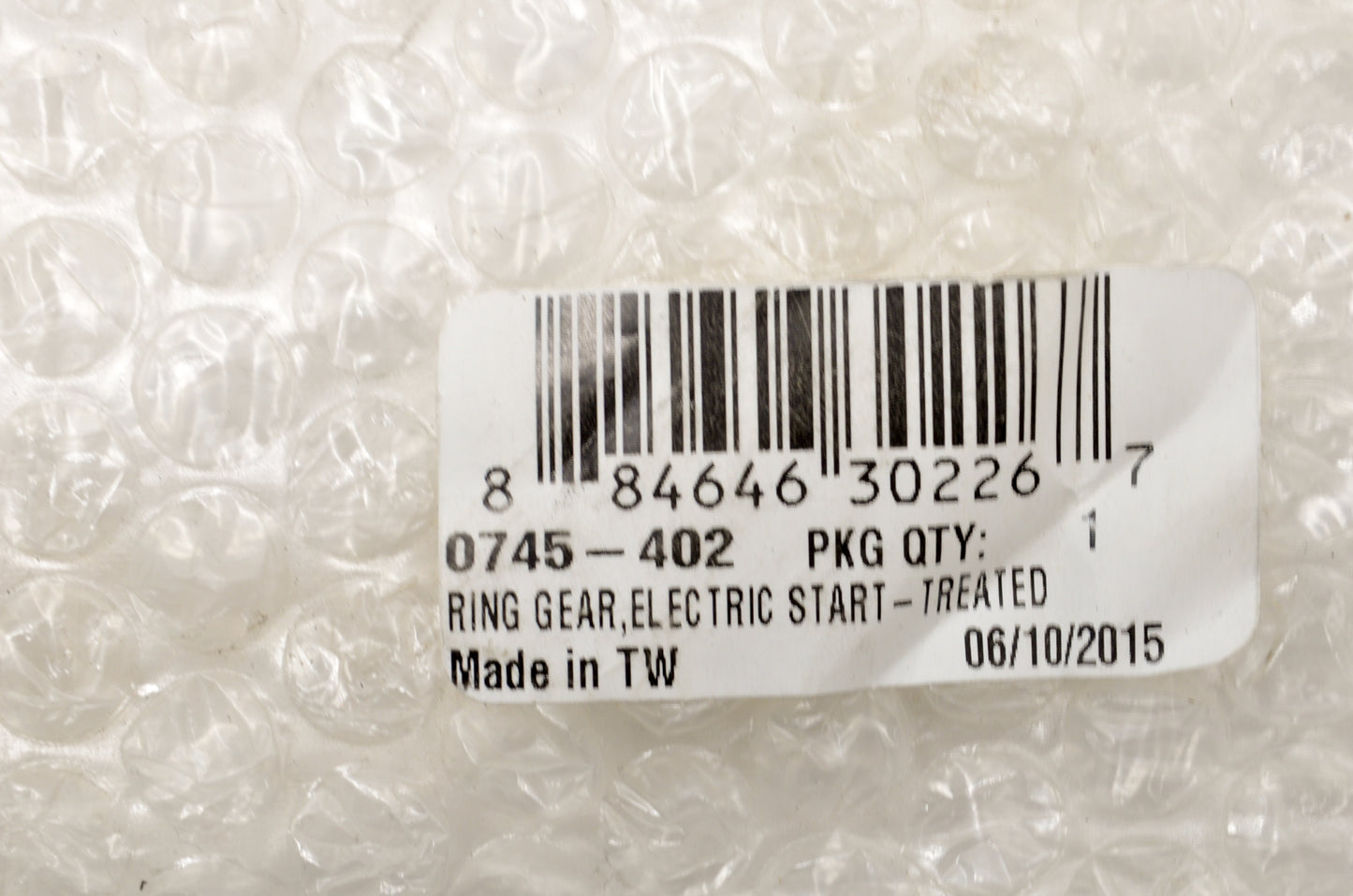 OEM Arctic Cat 0745-402 Electric Start Treated Ring Gear NOS