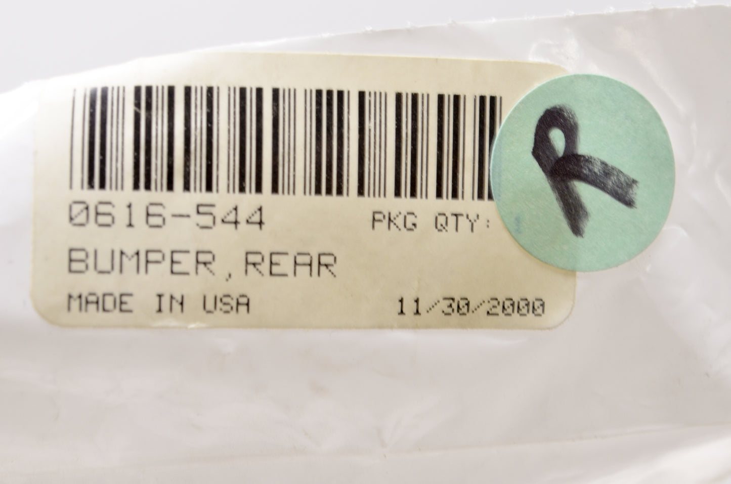 OEM Arctic Cat 0616-544 Rear Bumper NOS