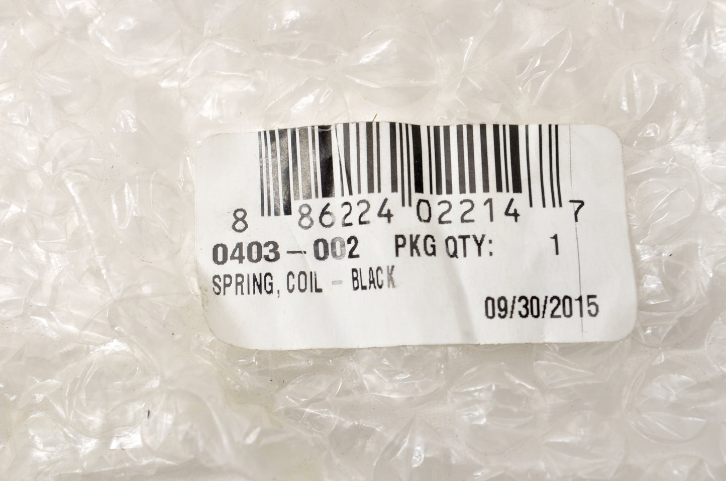 New OEM Arctic Cat 0403-002 Black Coil Spring NOS