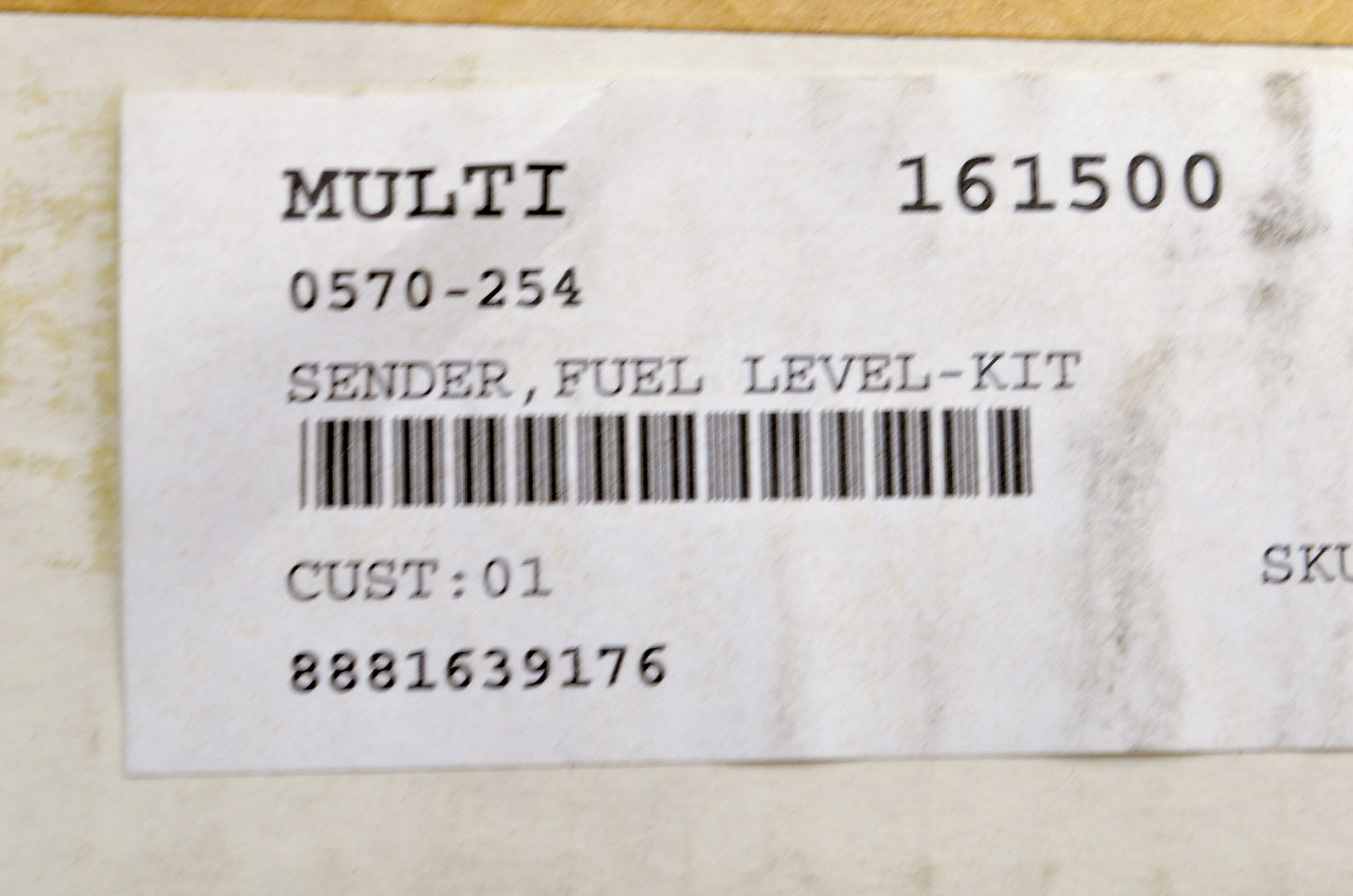 OEM Arctic Cat 0570-254 Fuel Level Sender Kit
