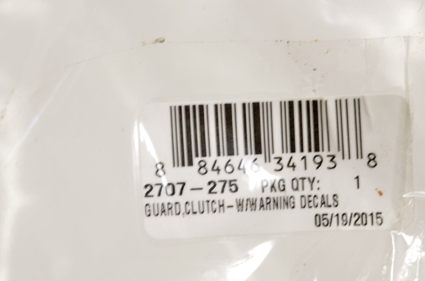 OEM Arctic Cat 2707-275 Belt Clutch Cover Guard NOS
