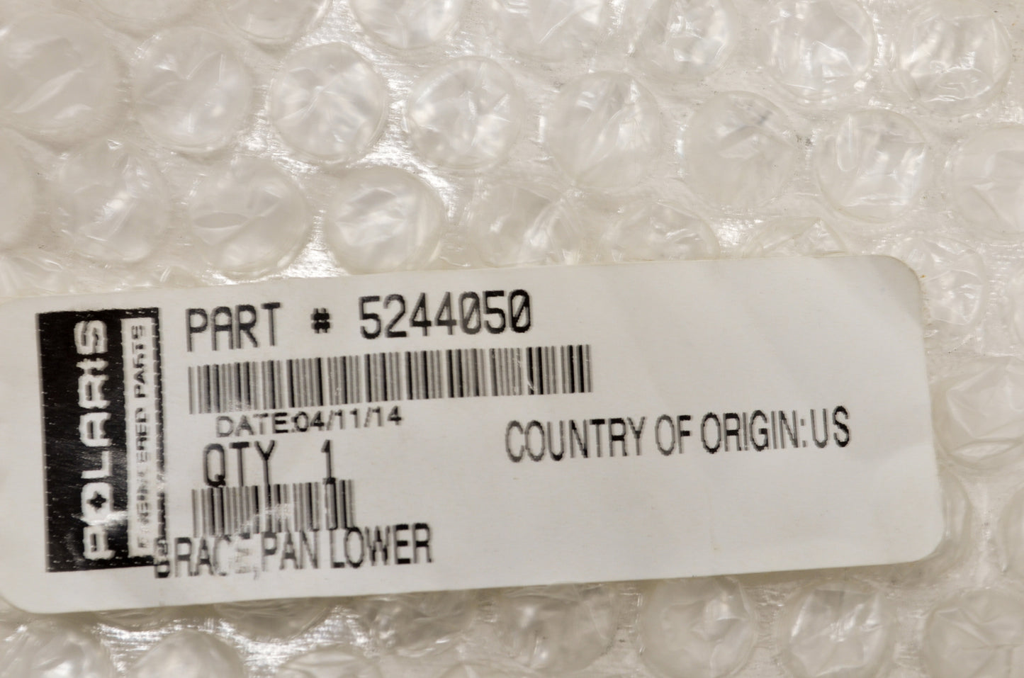 OEM Polaris 5244050 Pan Lower Brace