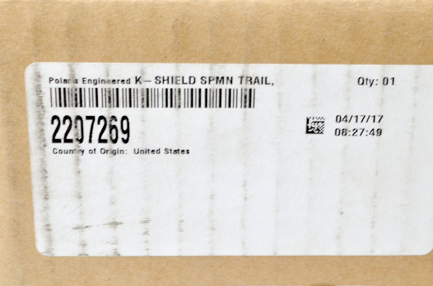 OEM Polaris 2207269 K-Shield Kit NOS