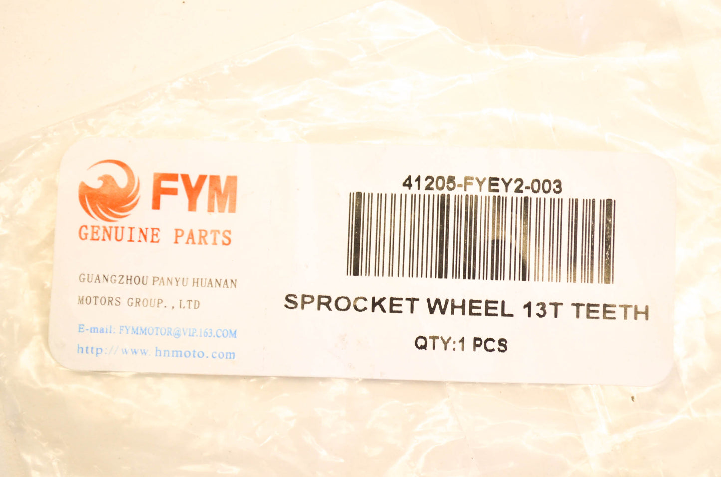 FYM 41205-FYEY2-003 Sprocket 13T NOS