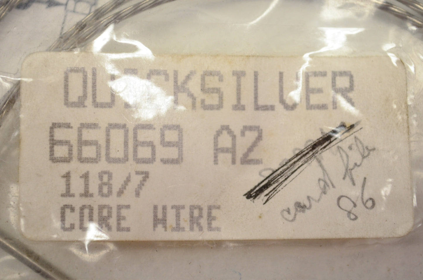 OEM Mercury 38399A2 Core Wire and Guide Tube NOS