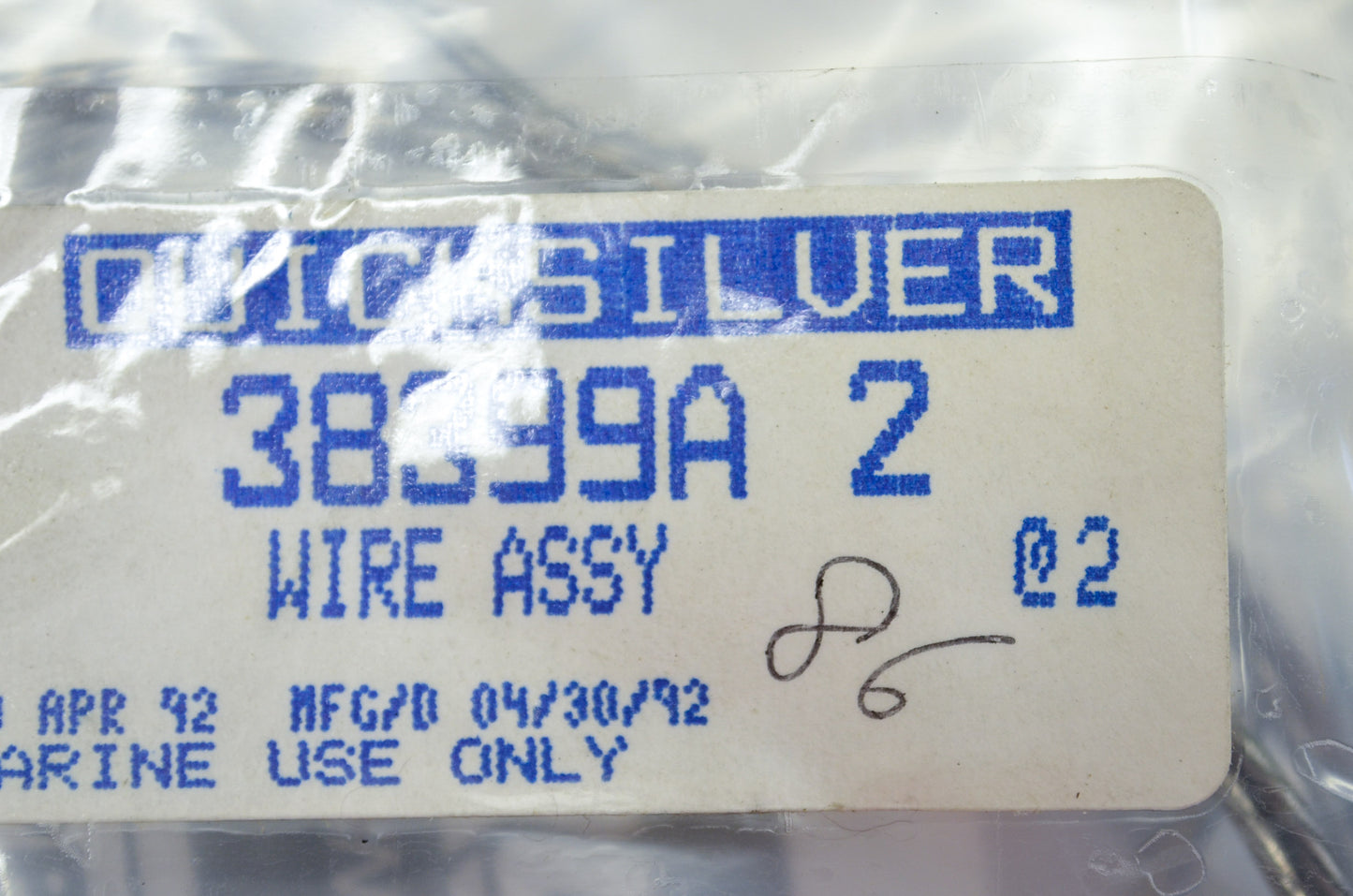 New OEM Mercury Core Wire and Guide Tube Mercruiser NOS