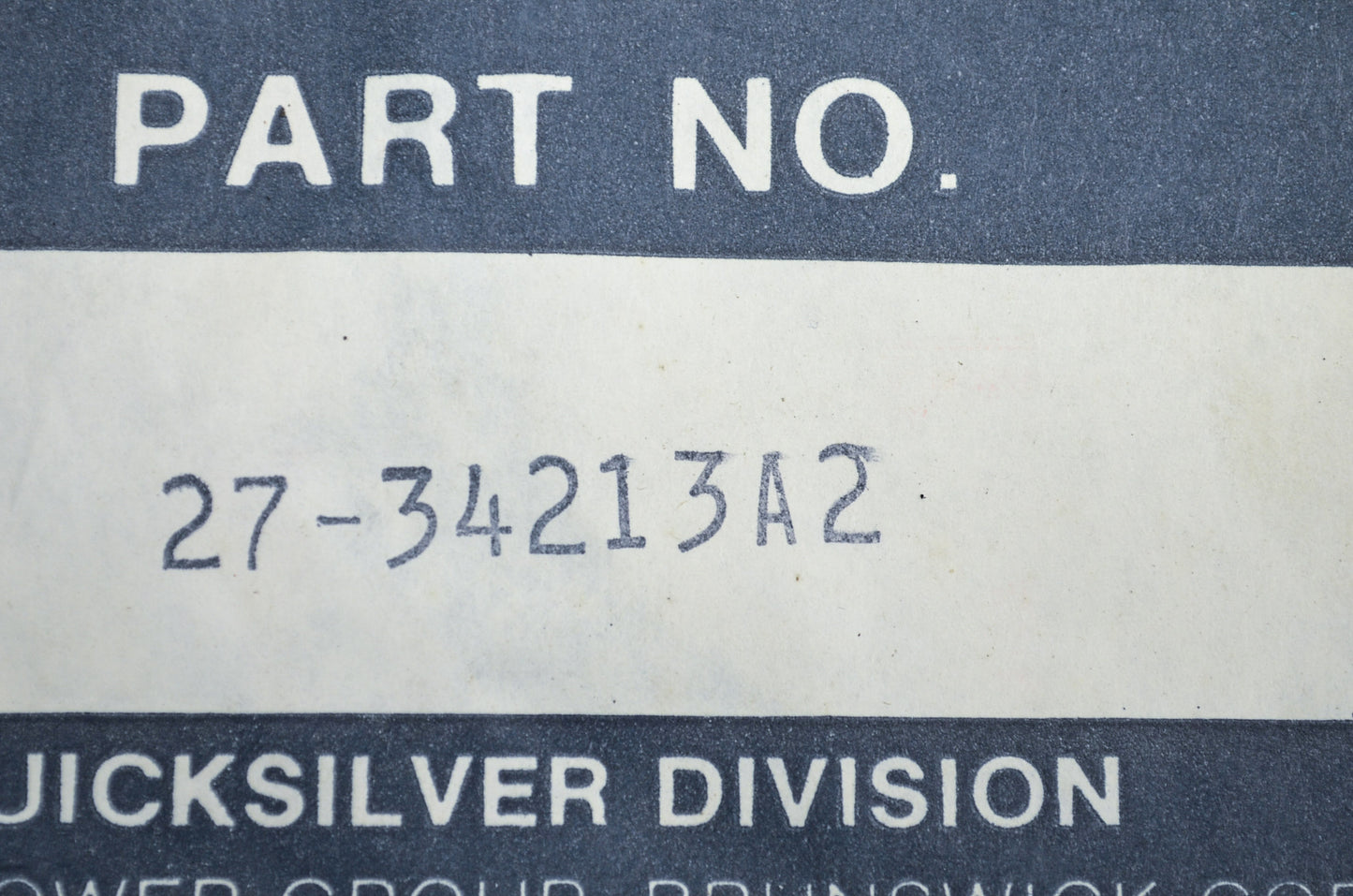 OEM Mercury 27-34213A2 Timing Chain Gasket Set NOS