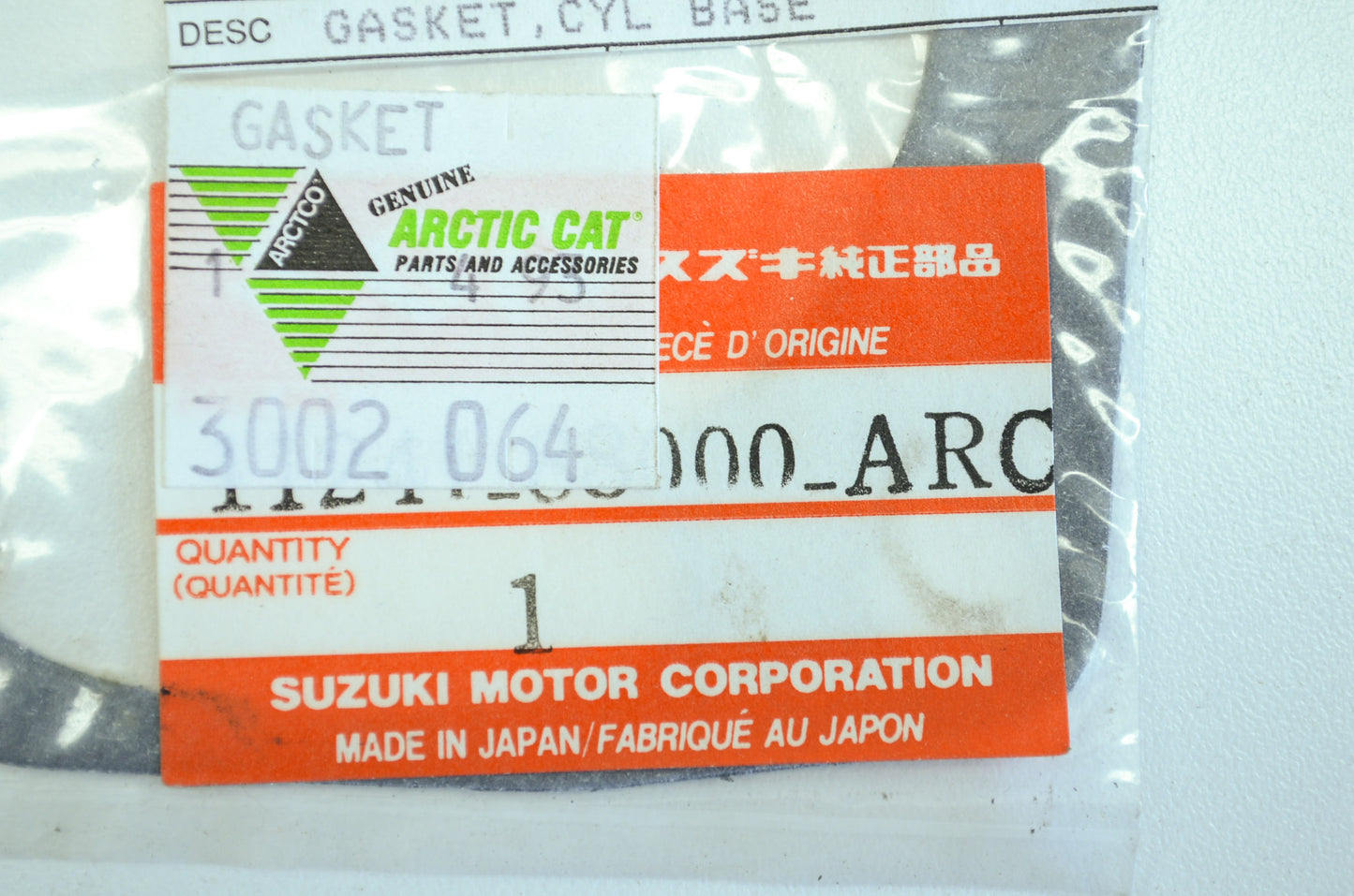 OEM Arctic Cat 3002-064 Cylinder Base Gasket NOS