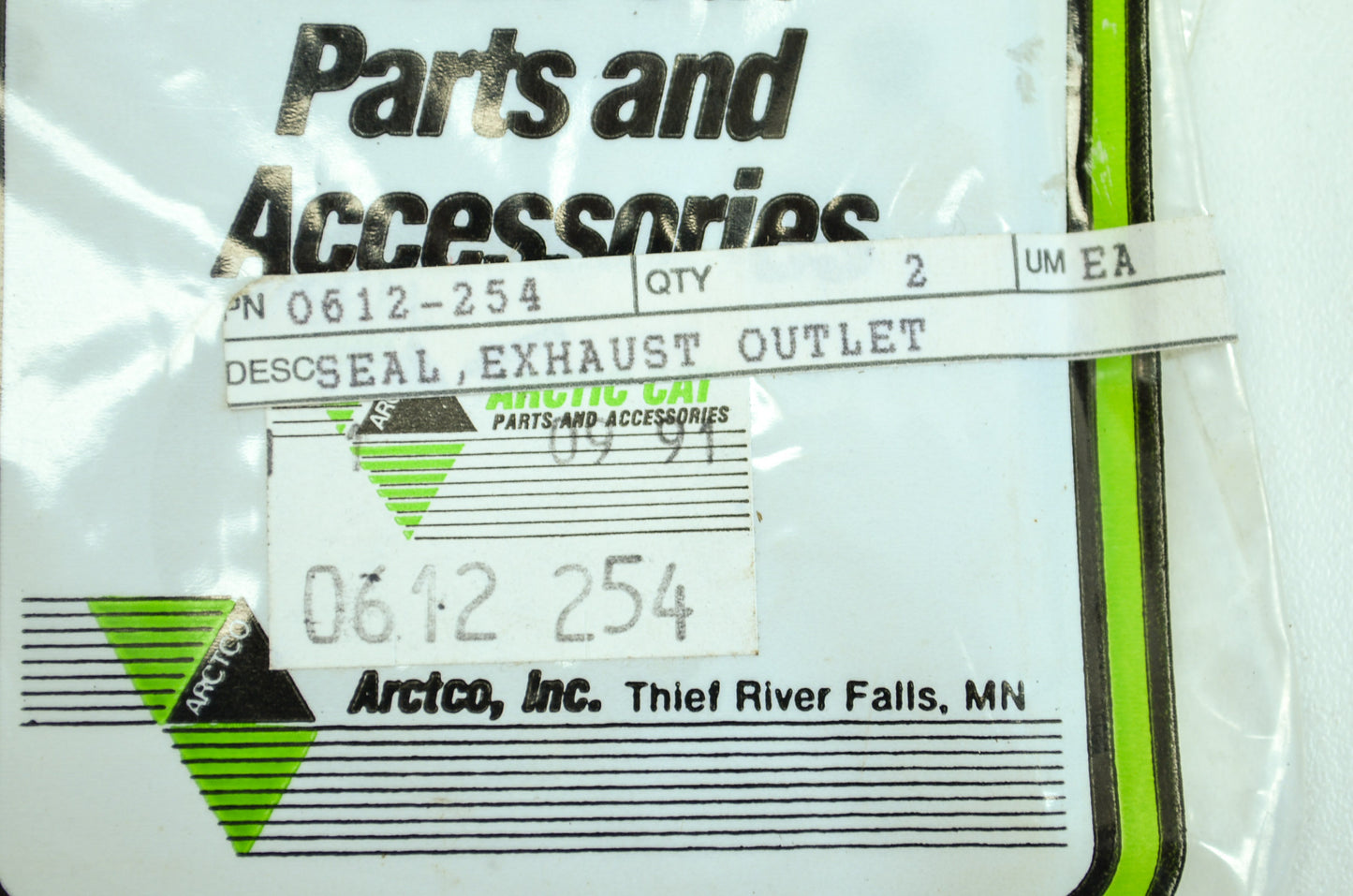 OEM Arctic Cat 0612-254 Exhaust Outlet Seal NOS