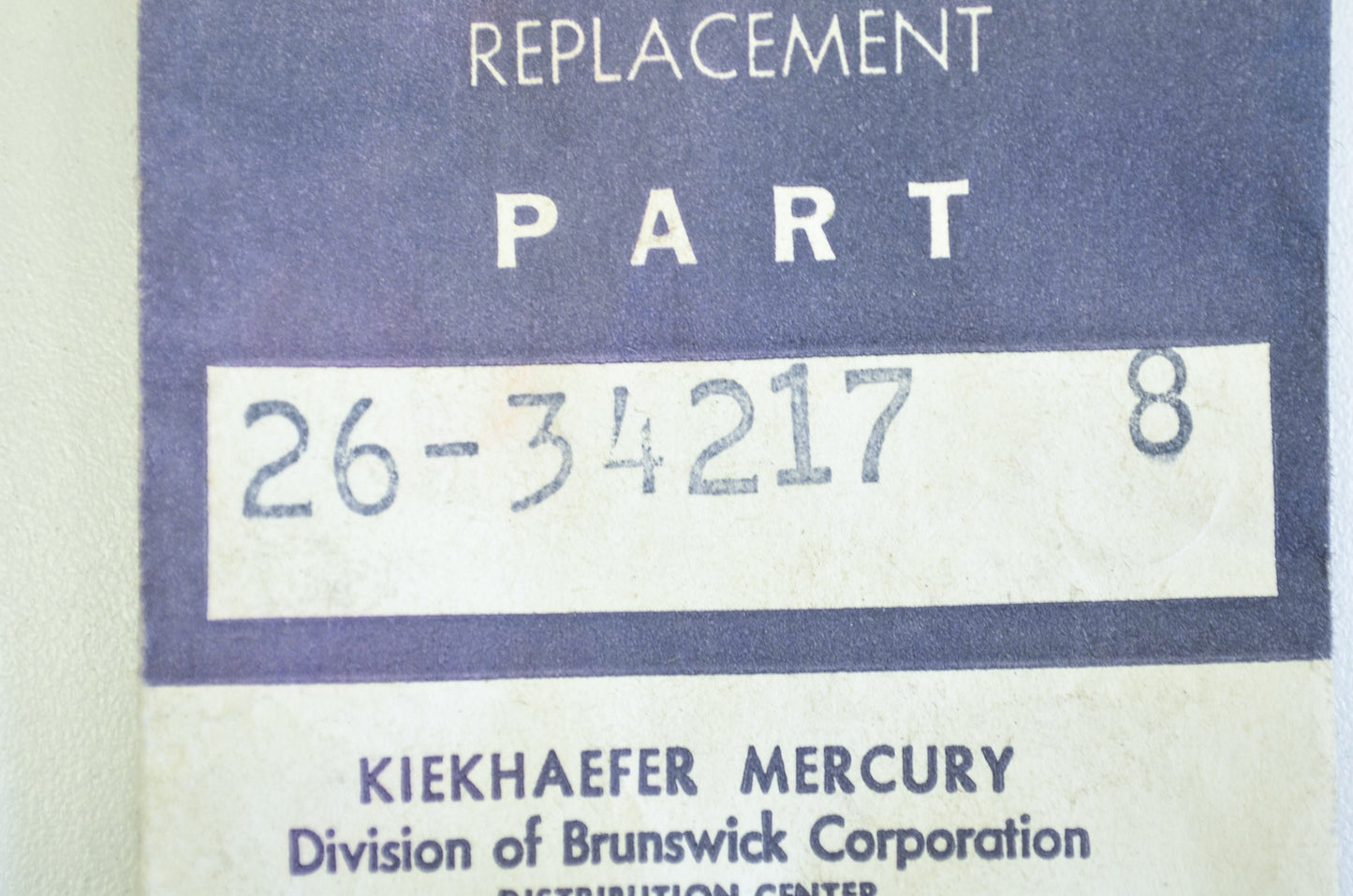 New OEM Mercury 26-34217 Seal Qty 6 Mercruiser Racing Sterndrive NOS