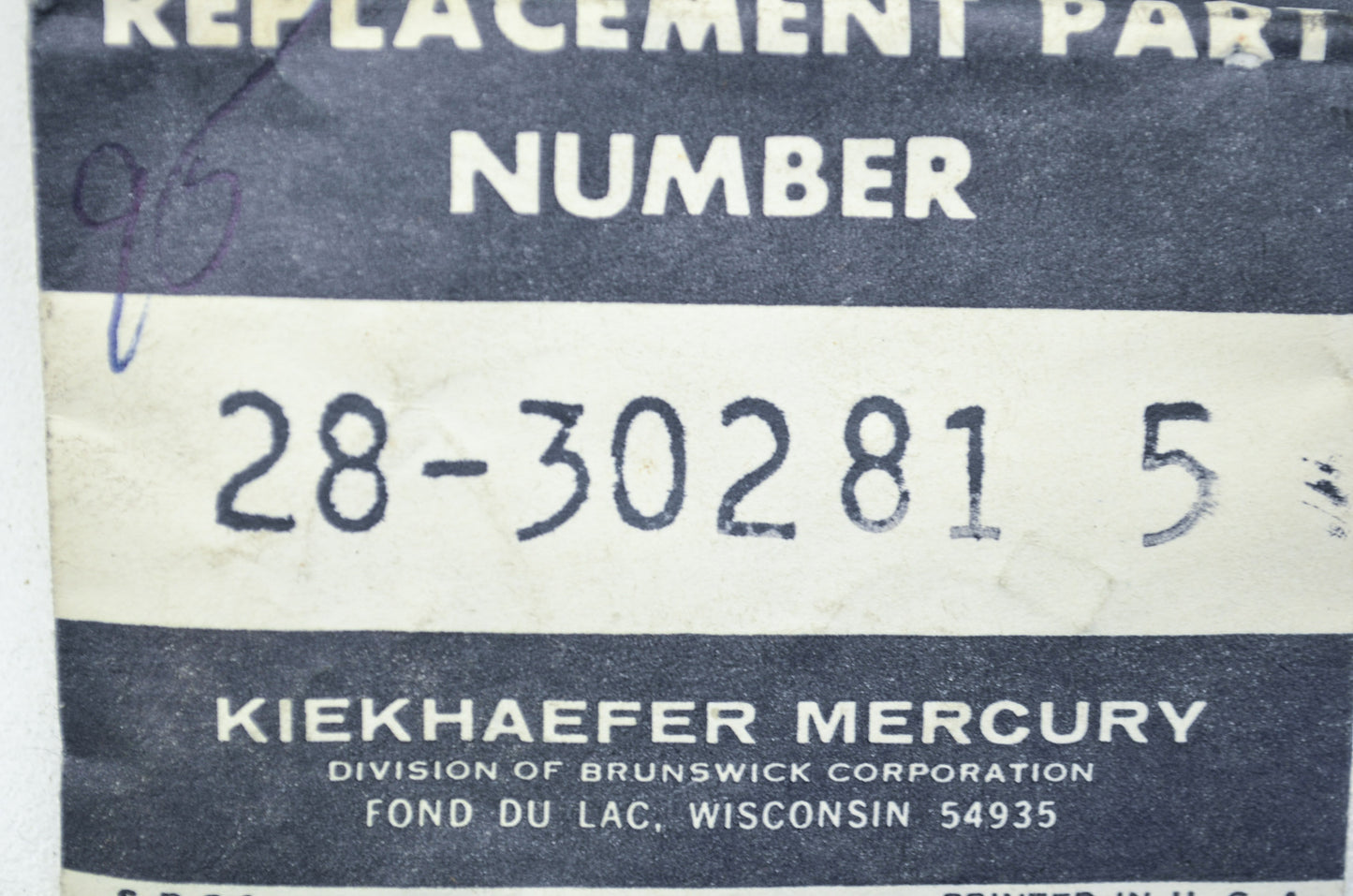 New OEM Mercury Retainer Keys Qty 2 Mercruiser Racing Sterndrive NOS