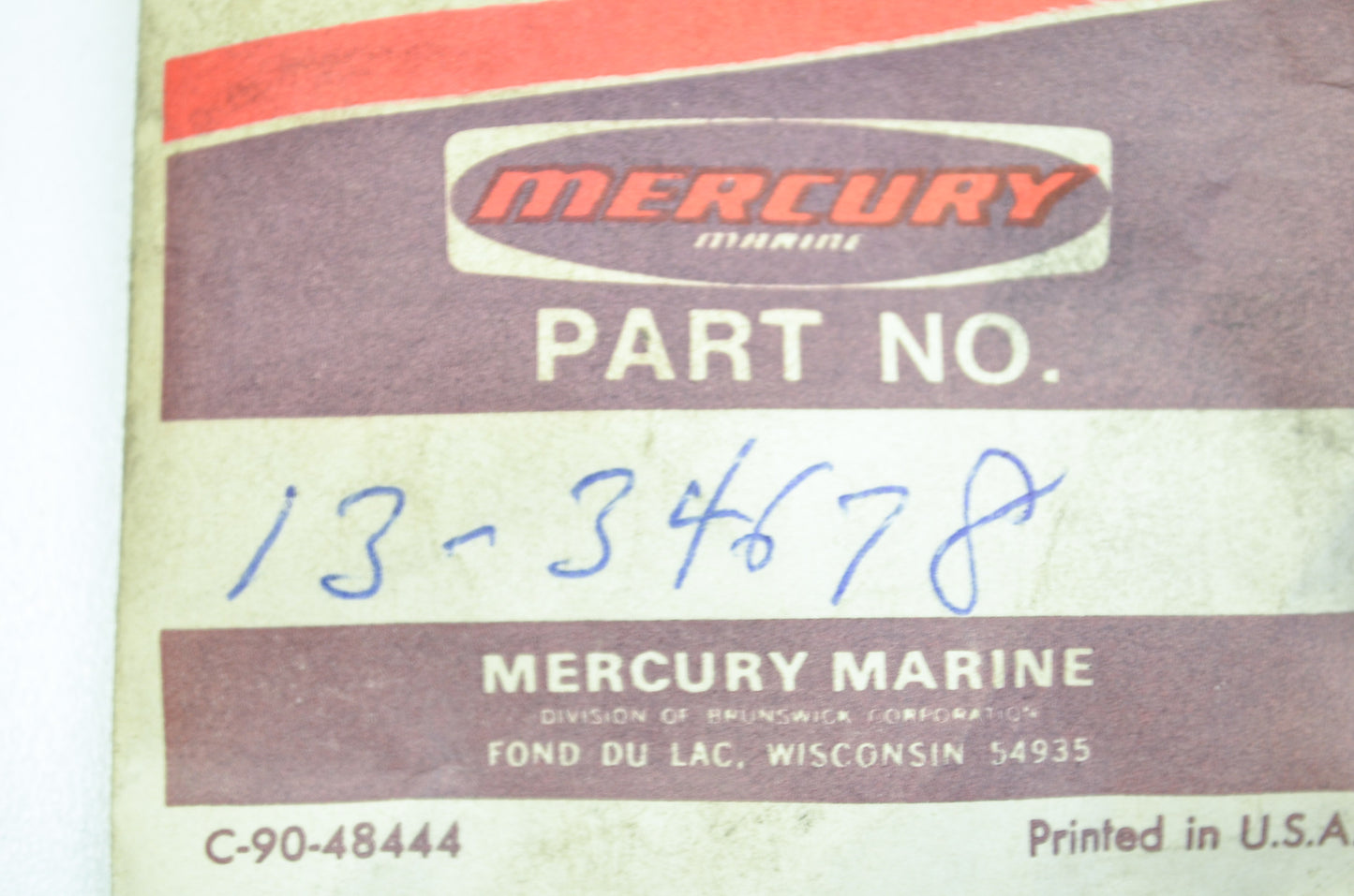 New OEM Mercury Wave Washers Qty 2 NOS