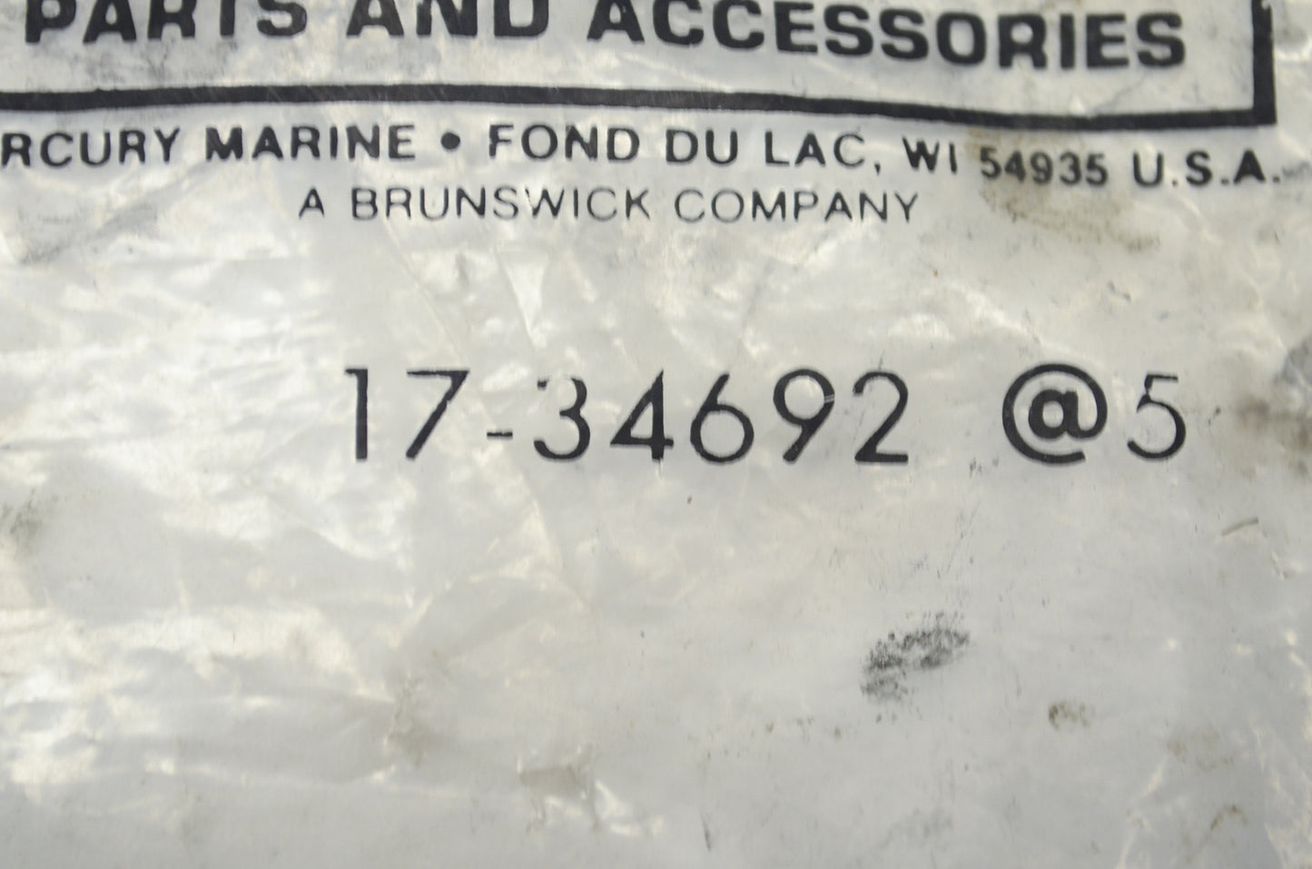 New OEM Mercury Cross Drilled Pin Mariner 70 80 90 115 140 NOS