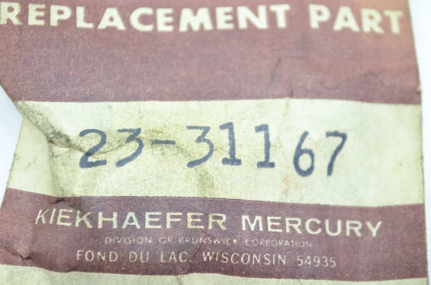 New OEM Mercury 23-31167 Bronze Bushing NOS