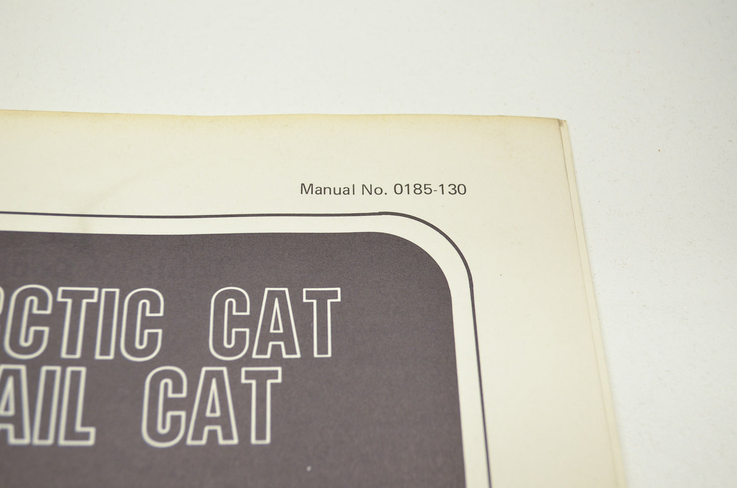 OEM Arctic Cat 0185-130 79 Trail Cat Illustrated Parts Manual