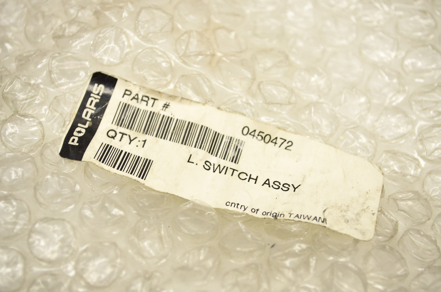 New OEM Polaris 450472 Left Hand Switch Assembly NOS