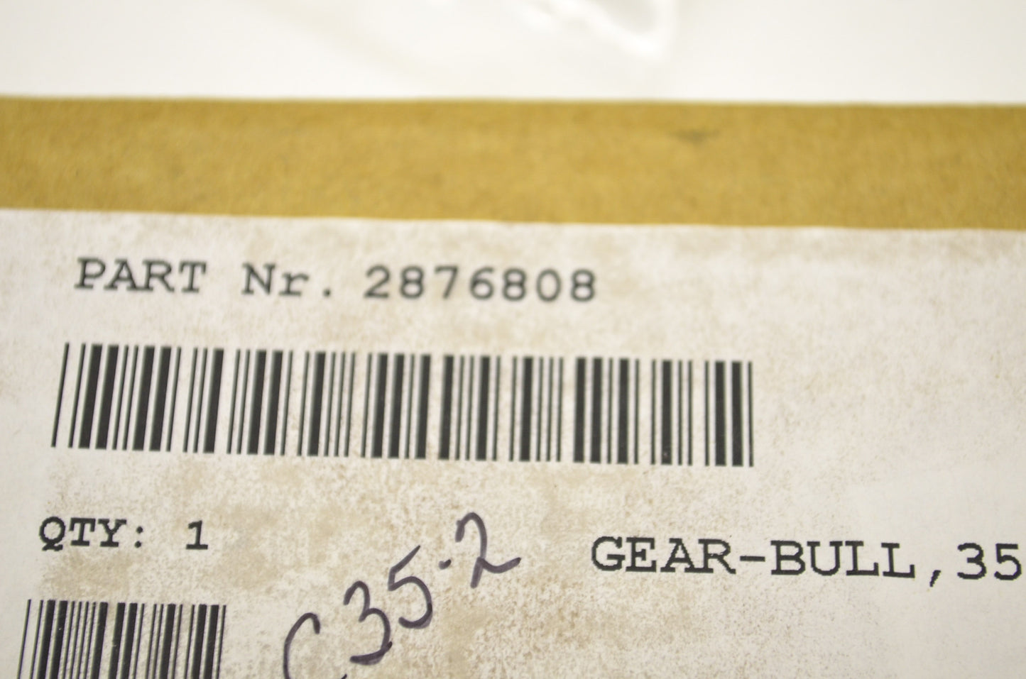 Gear Bull, 3500 NOS