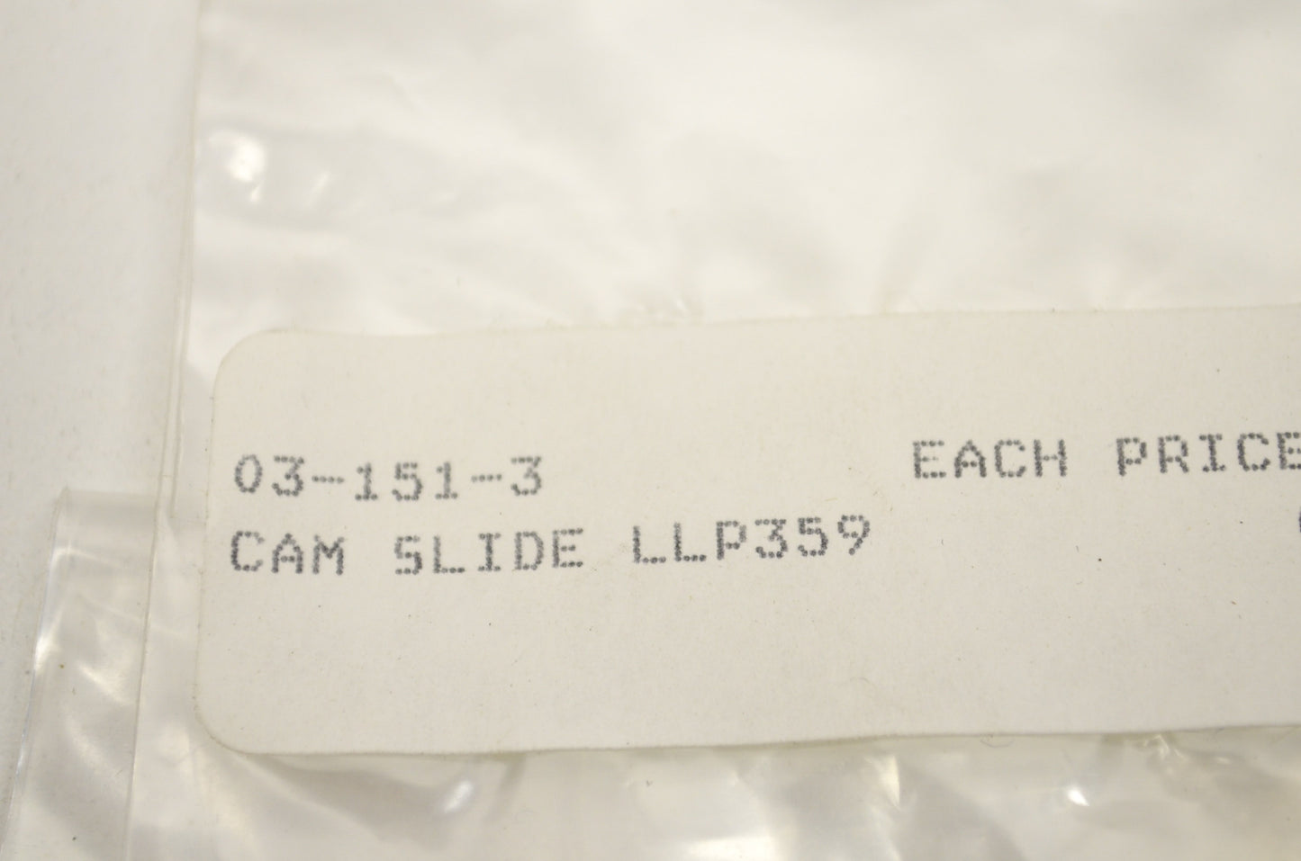 OEM Polaris 03-151-3 Cam Slider Shoe Qty 6 NOS