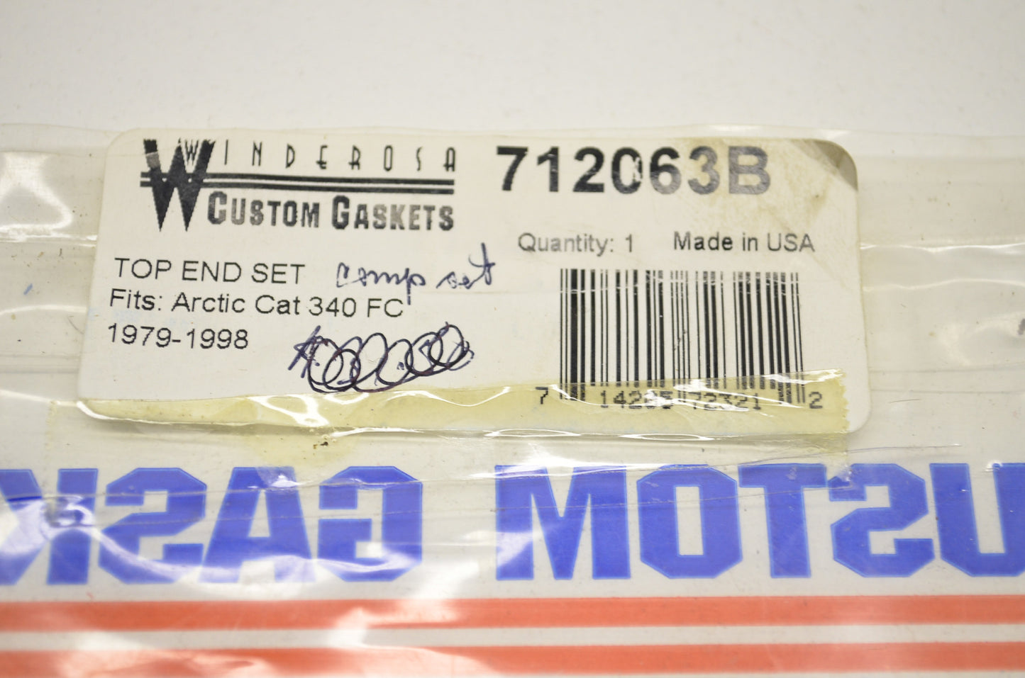 Top End Gasket Set Arctic Cat 79-98 340 FC NOS