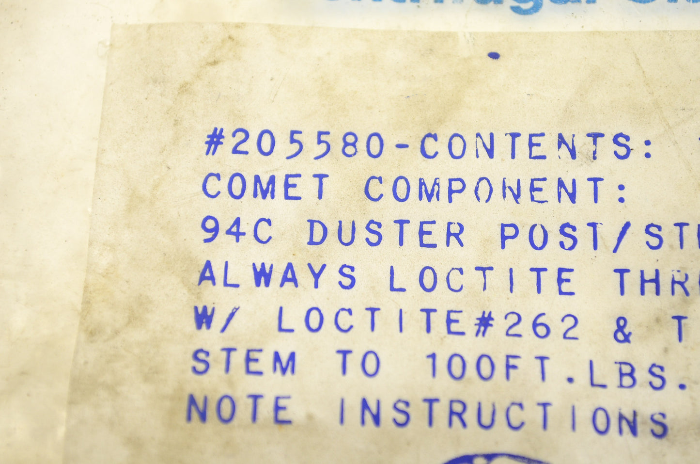 94C Duster Stem NOS