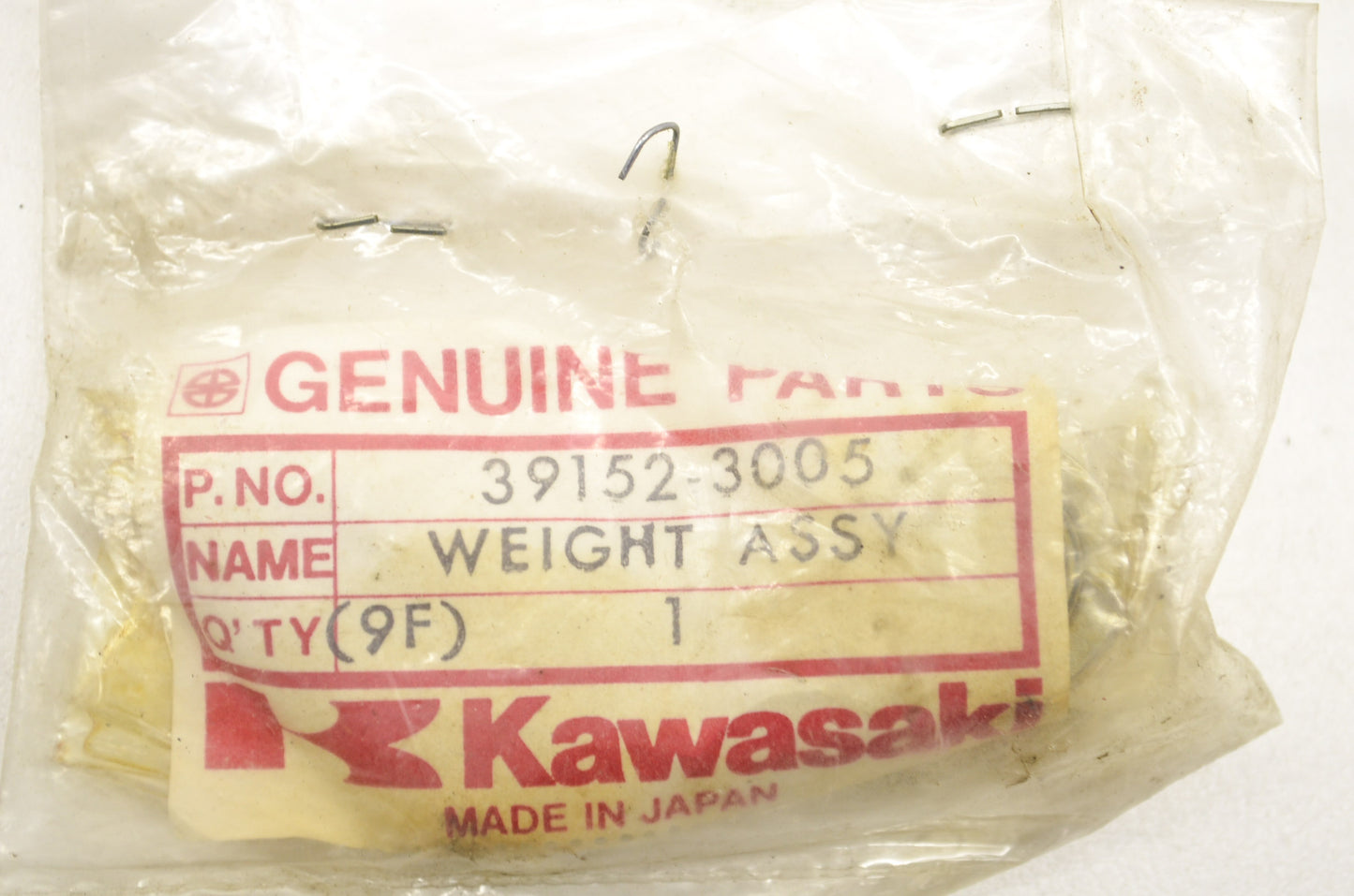 New OEM Kawasaki Weight Assembly NOS