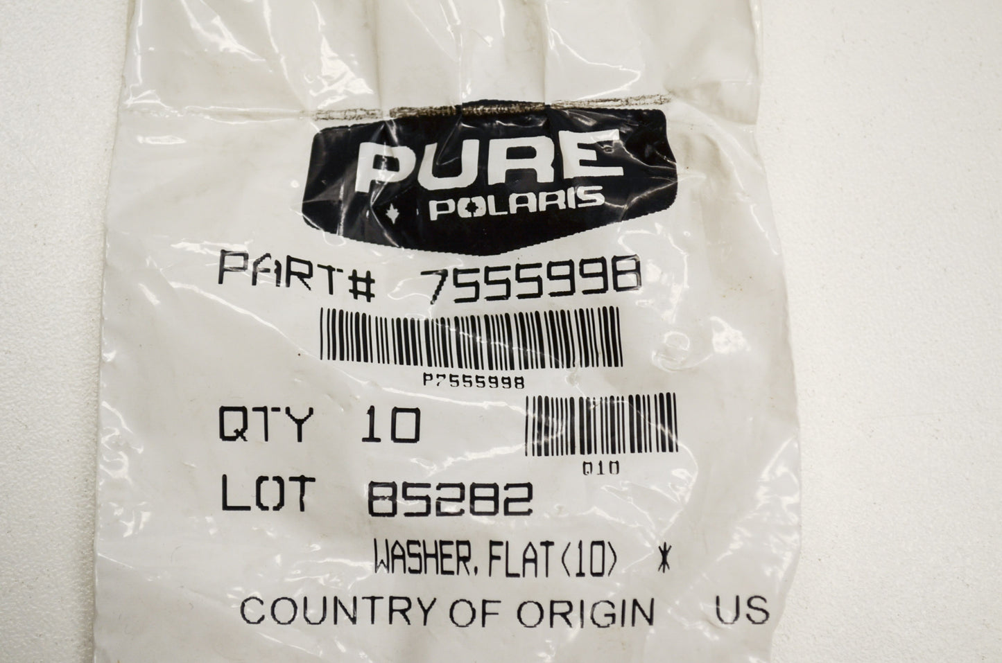 OEM Polaris 7555998 Flat Washer Qty 6 NOS