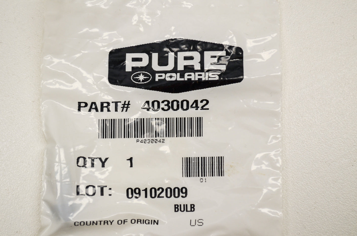 OEM Polaris 4030042 Bulb Qty 2 NOS