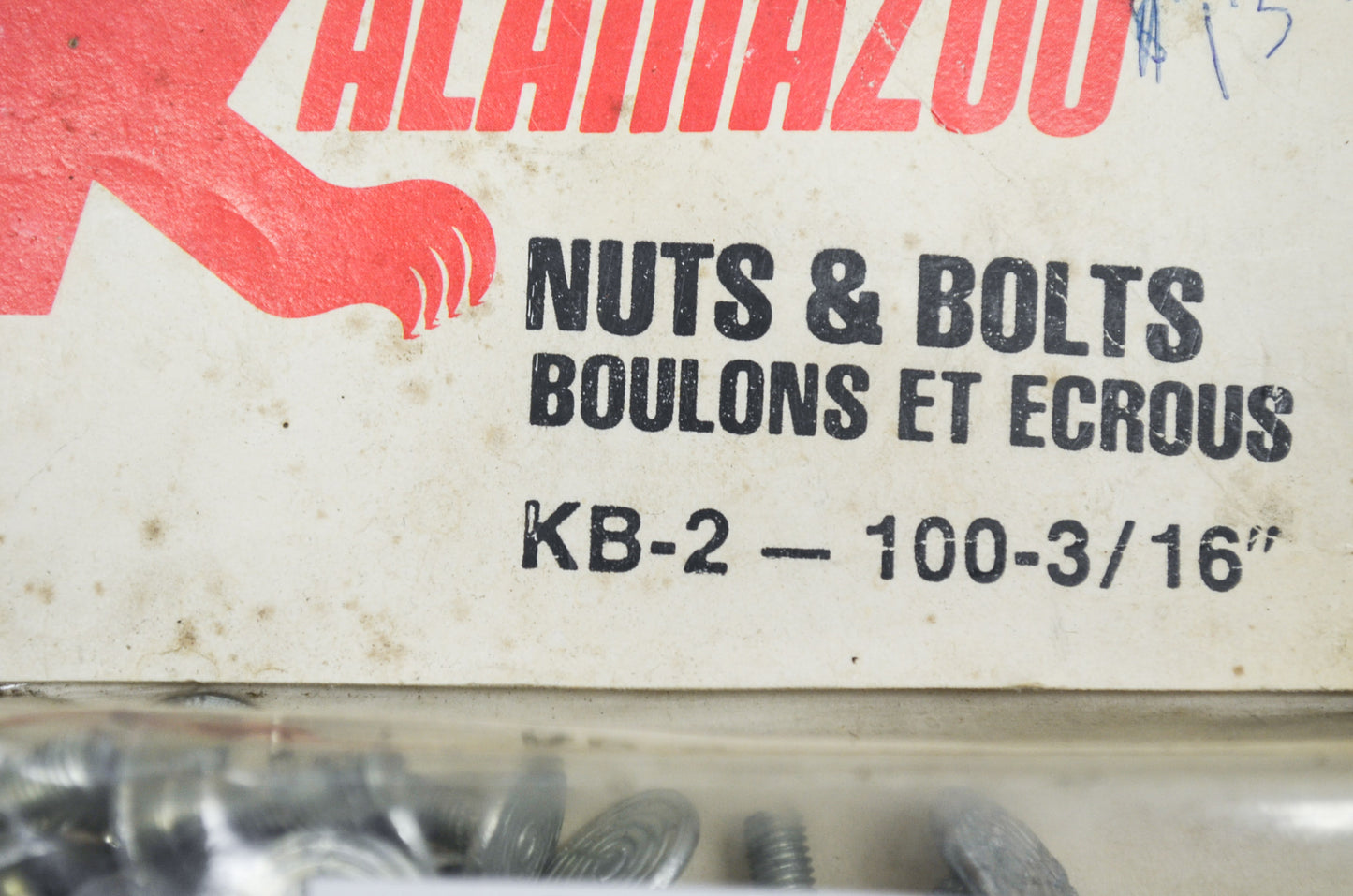 Nuts and Bolts Qty 100 NOS