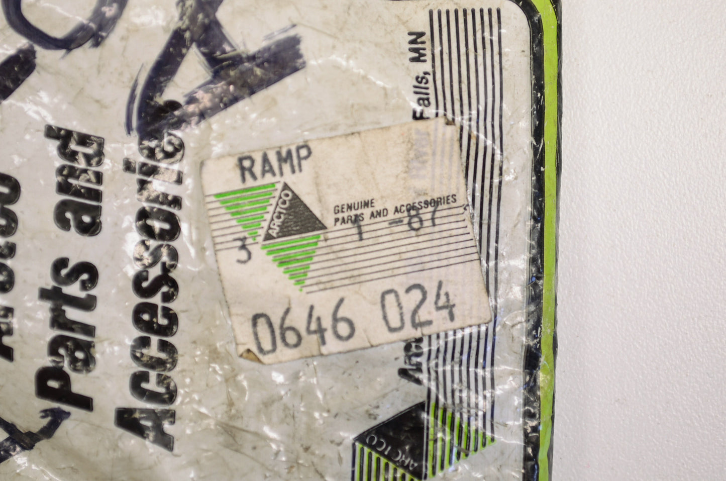 OEM Arctic Cat 0646-024 Ramp NOS