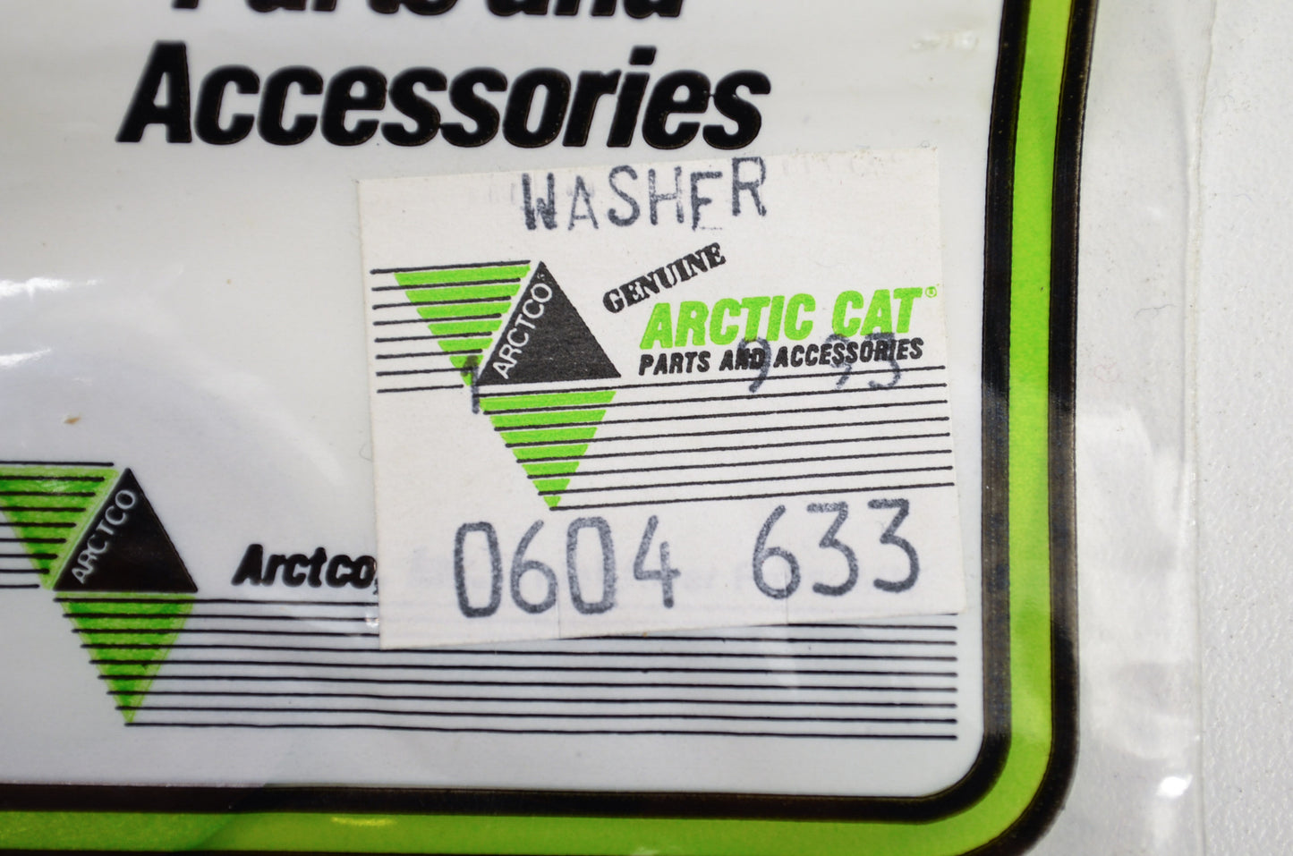 New OEM Arctic Cat 0604-633 Washer NOS