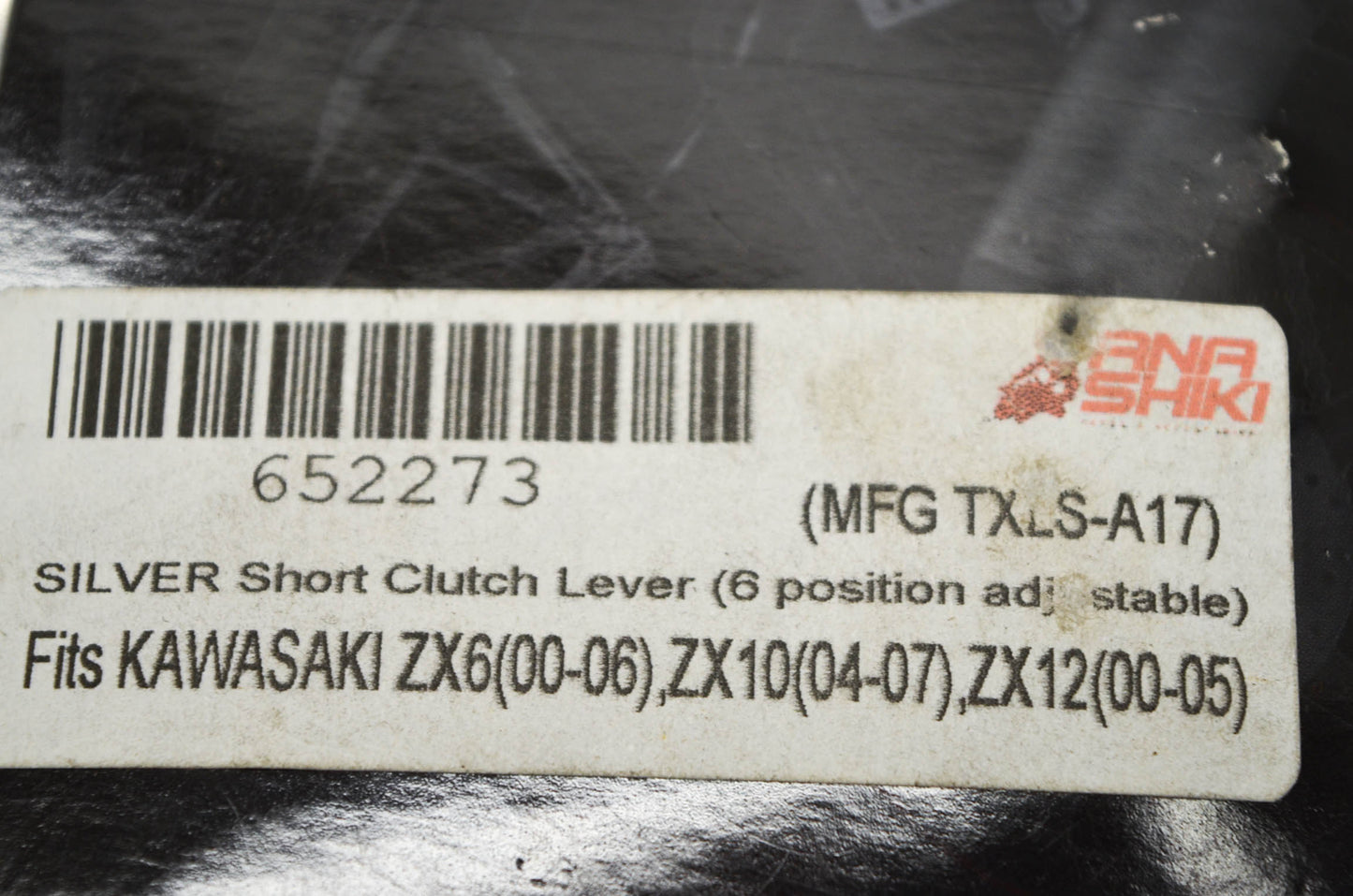 Yana Shiki TXLS-A17, 652273 Silver Short 6 Position Adjustable Clutch Lever NOS