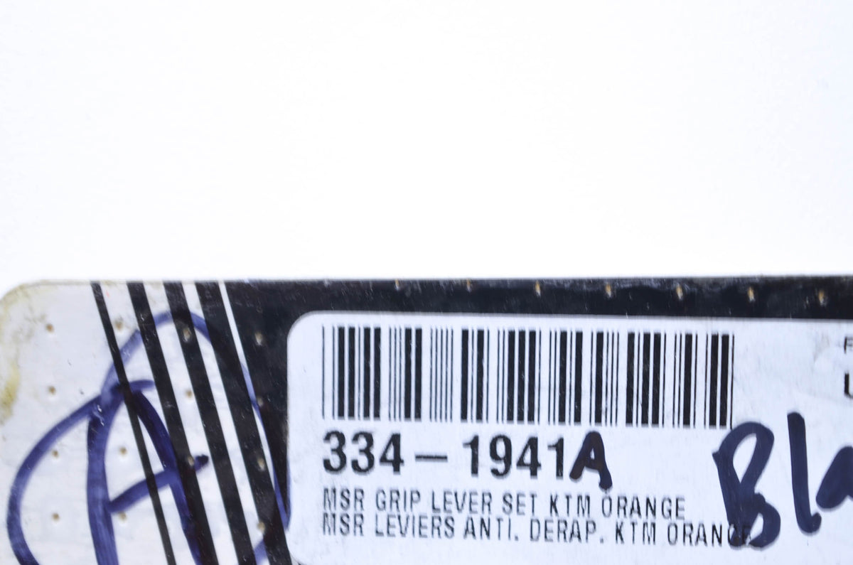 Moose Racing 334-1941A, 1SGKJ38 KTM Standard Grip Lever Kit (Orange/Black Grip)