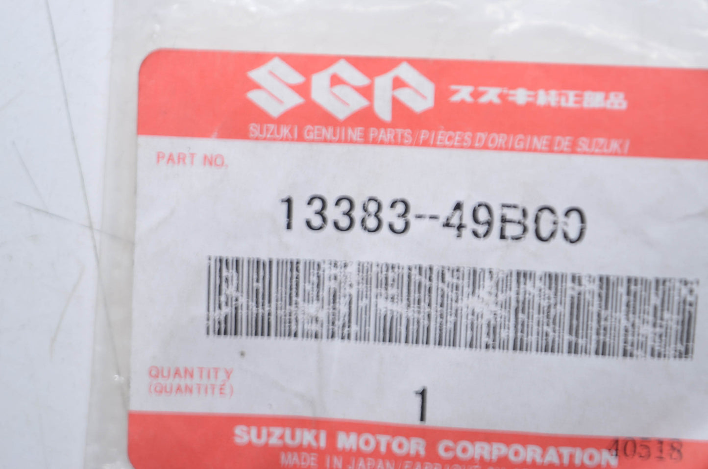 OEM Suzuki 13383-49B00 Model J/K/L/ E18 Needle Jet NOS