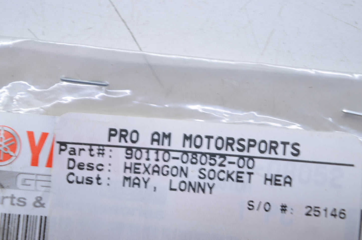 New OEM Yamaha Hexagon Socket Head Bolt NOS