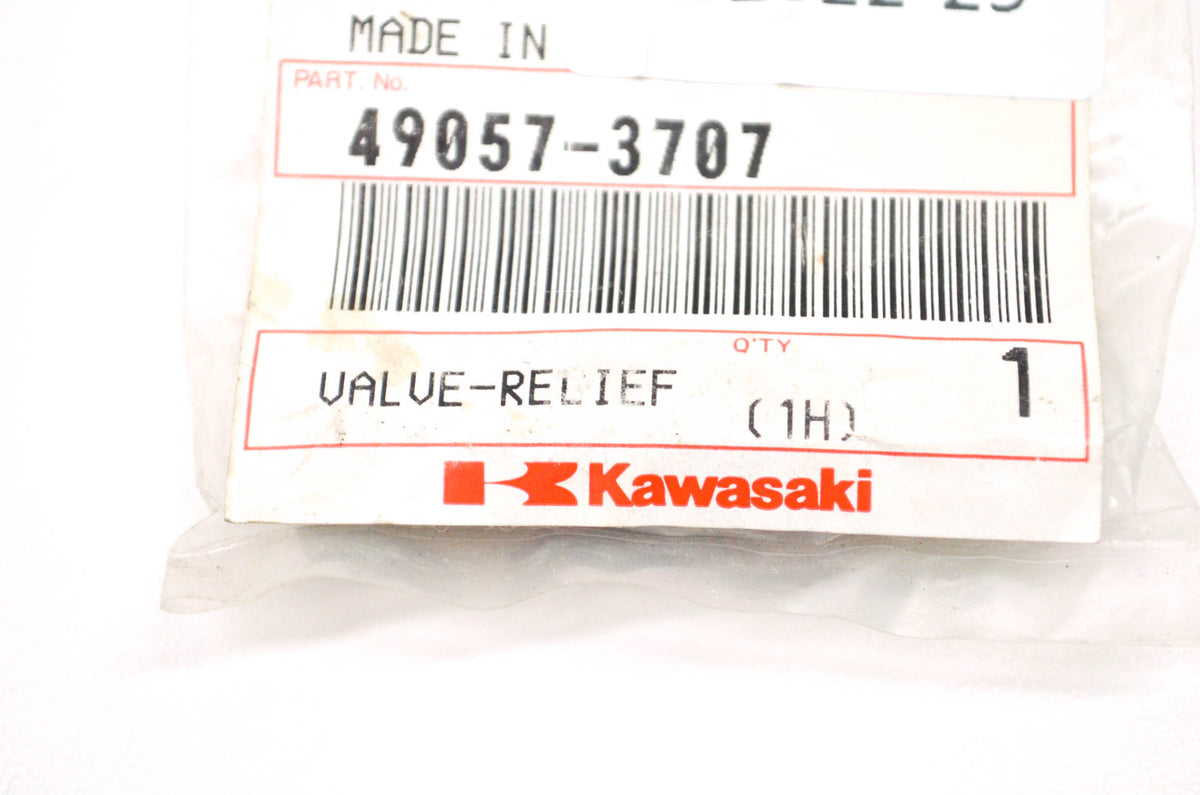 OEM Kawasaki 49057-3707 Relief Valve NOS