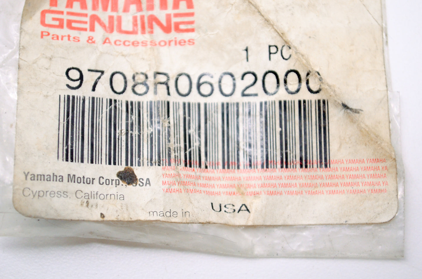 New OEM Yamaha 9708R0602000 Hex Cap Screw NOS