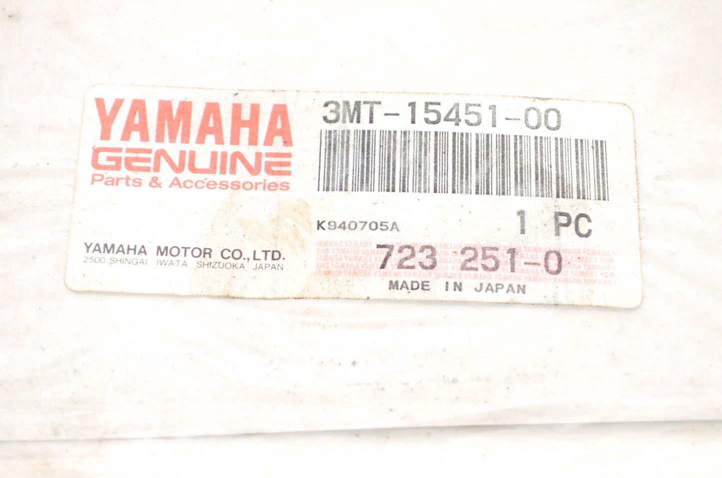OEM Yamaha 3MT-15451-00-00 Crankcase Cover Gasket