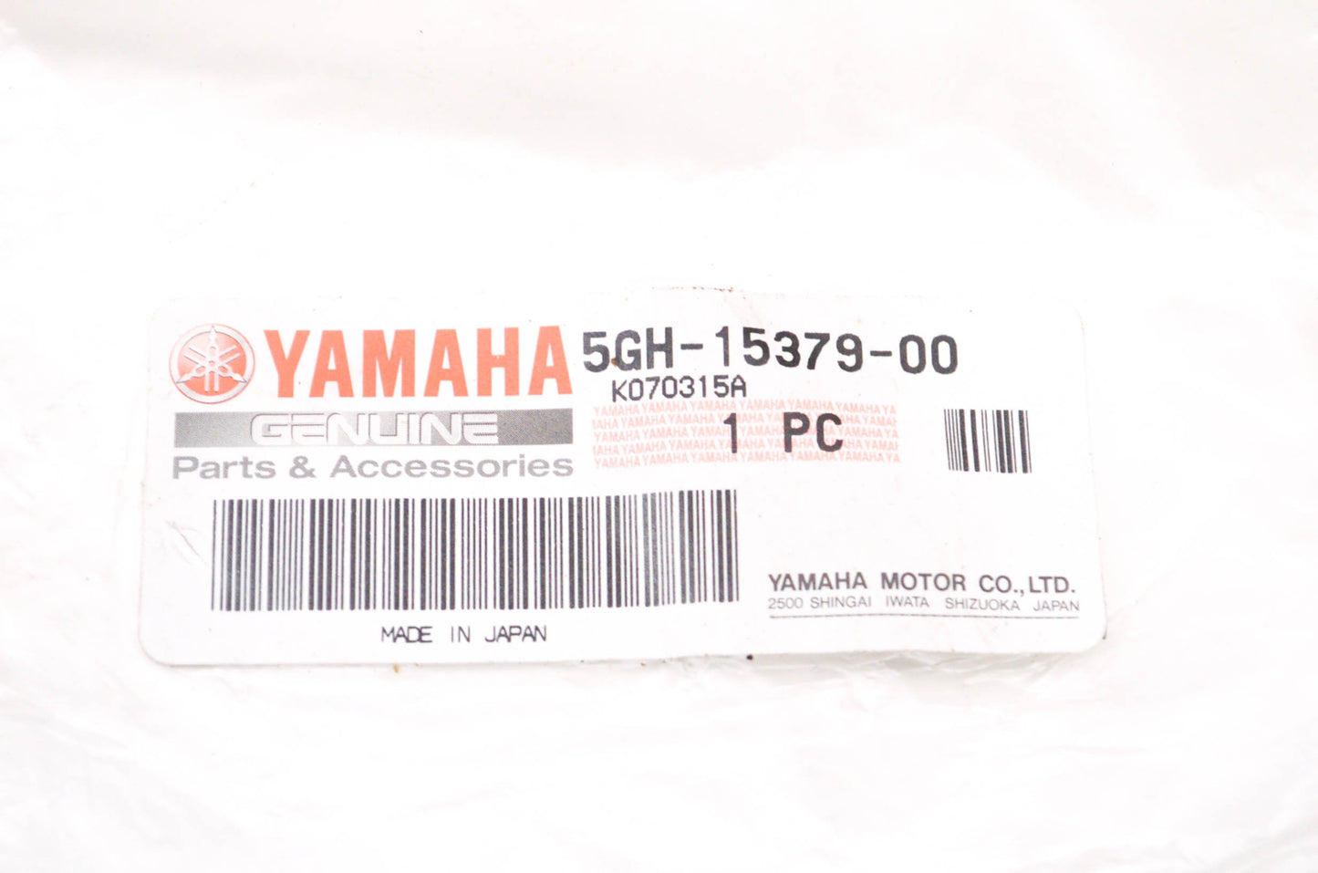New OEM Yamaha 5GH-15379-00-00 Crankcase Seal NOS