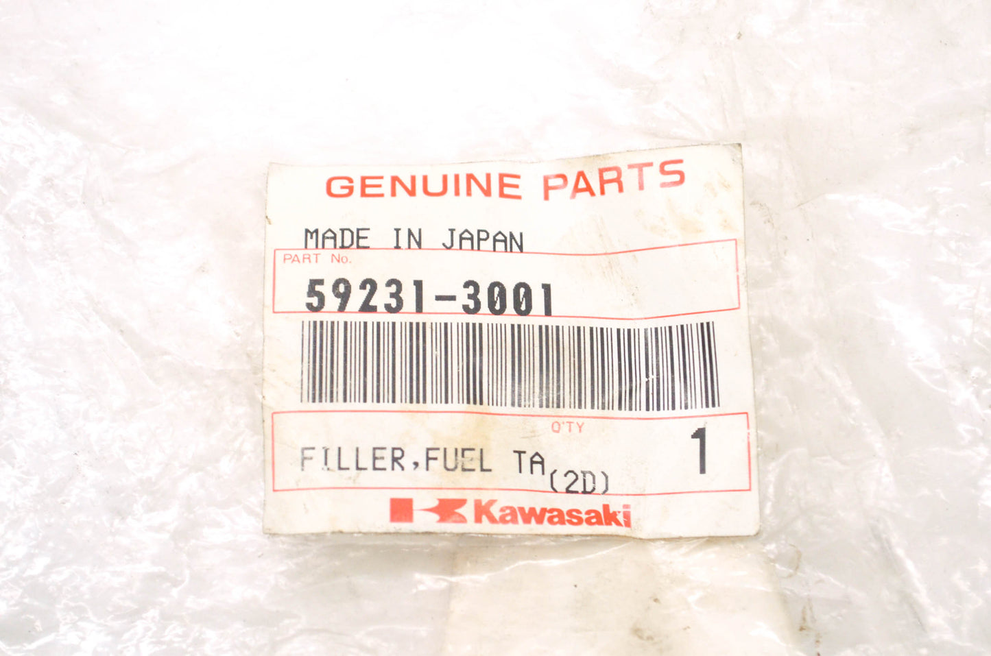 OEM Kawasaki 59231-3001 Fuel Tank Filler NOS