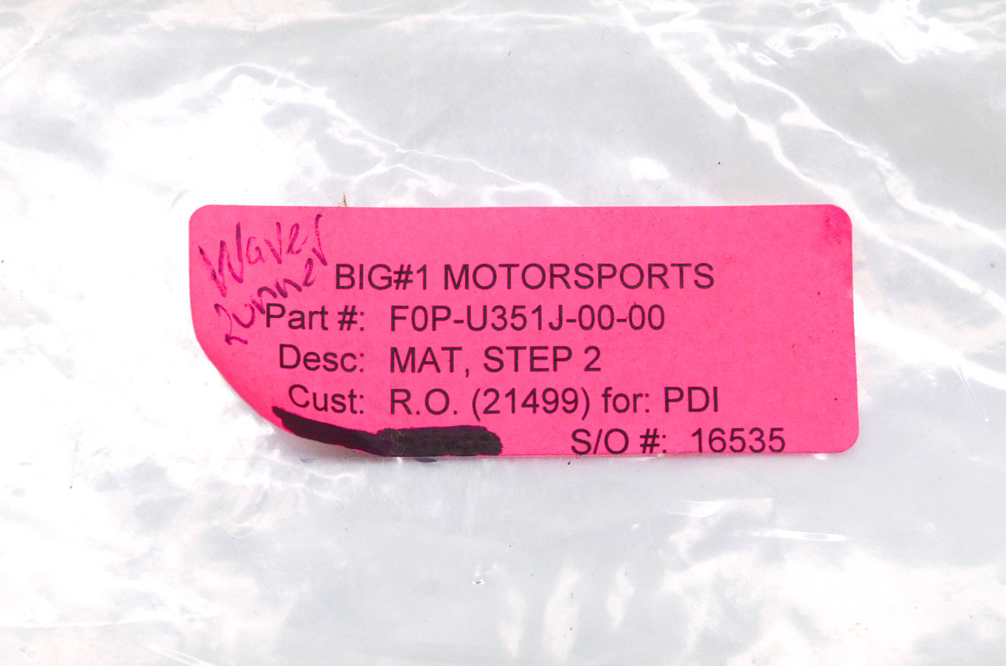 OEM Yamaha F0P-U351J-00-00 Step Mat NOS