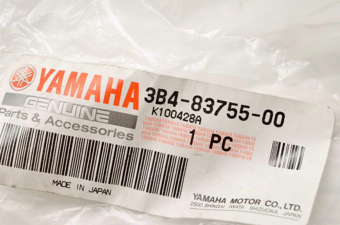 OEM Yamaha 3B4-83755-00-00 Speed Sensor NOS