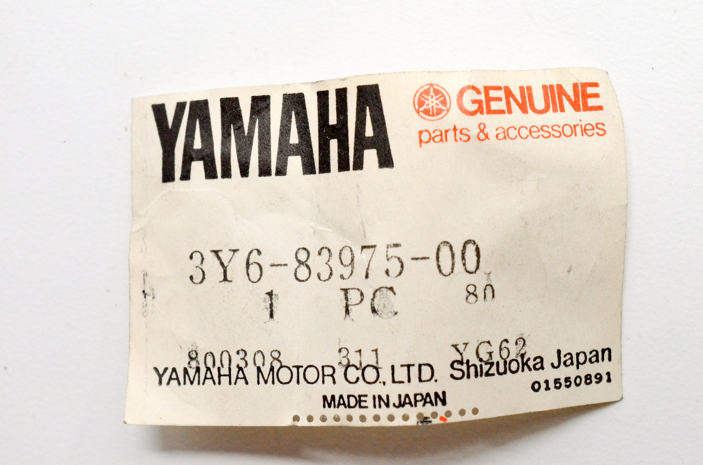 OEM Yamaha 3Y6-83975-00-00 Handle Switch 2 NOS