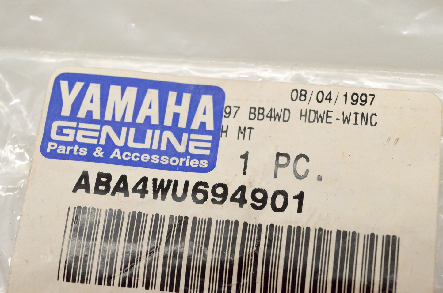 OEM Yamaha ABA-4WU69-49-01 Winch Hardware Kit NOS