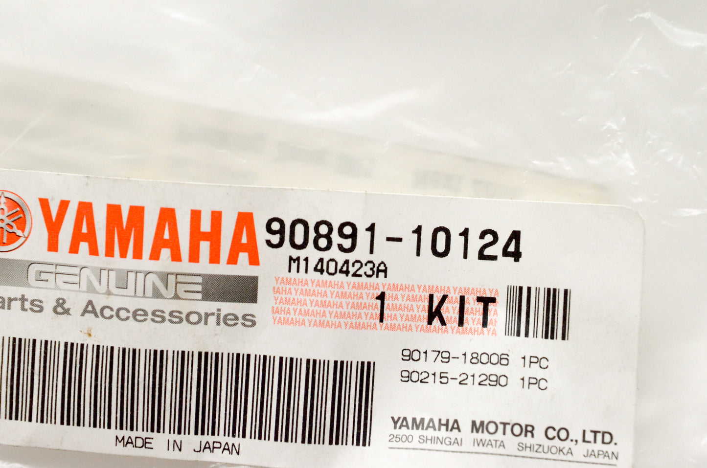OEM Yamaha 90891-10124-00 Nut and Washer Lock Kit NOS
